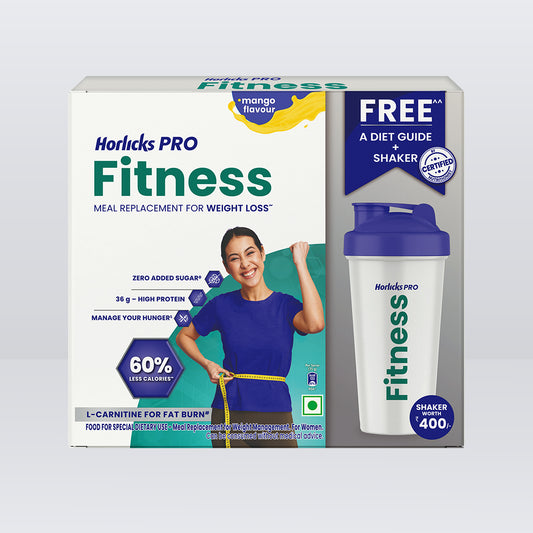 Horlicks Pro Fitness Mango 400g, Meal Replacement for Weight Loss