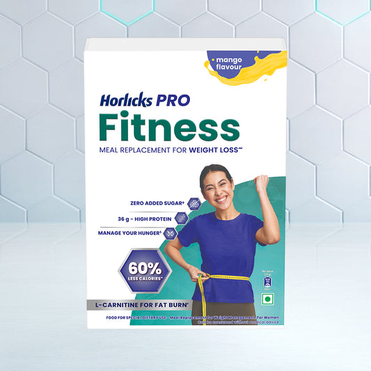 Horlicks Pro Fitness Mango 400g BIB, Meal Replacement for Weight Loss