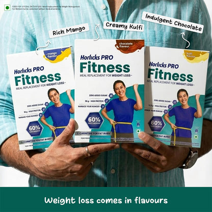 Horlicks Pro Fitness Kulfi 400g, Meal Replacement for Weight Loss